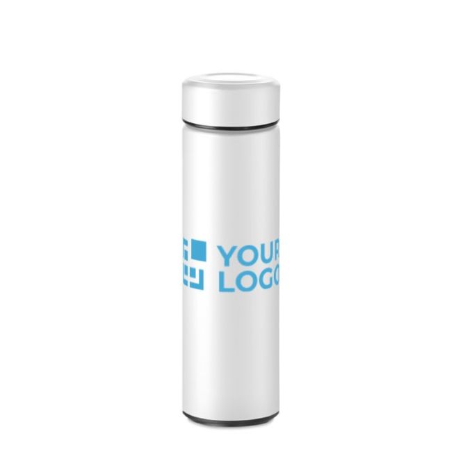 Thermos publicitaire avec infuseur de thé avec zone d'impression
