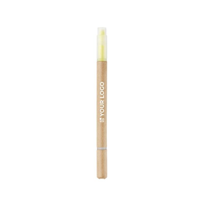 Stylo 2 en 1 avec surligneur personnalisable