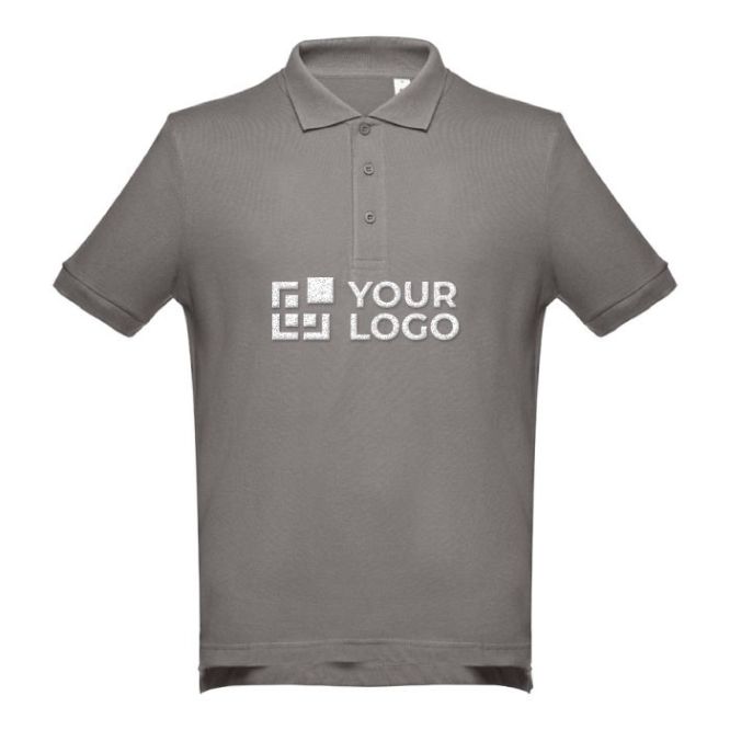 Polo floqué pas cher 195 g/m2 avec zone d'impression