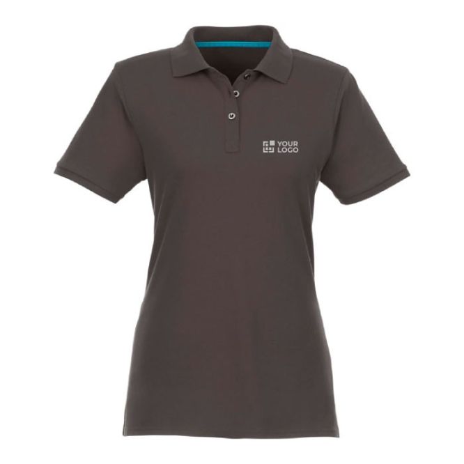 Polo pour femme écologique et recyclé avec zone d'impression