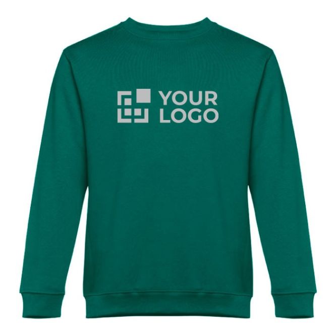 Sweat-shirt en coton et polyester 300 g/m2 avec zone d'impression