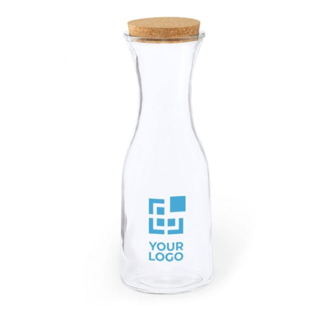 Bouteille personnalisable de table de 1L couleur transparent