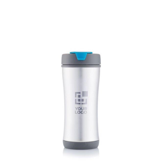 Mug de voyage personnalisé antifuites éco couleur noir