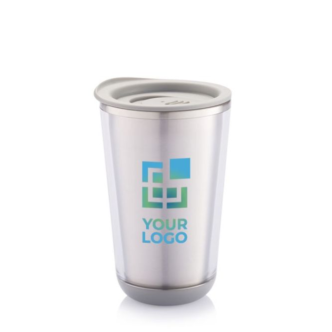 Verre thermique personnalisée en acier inox couleur noir