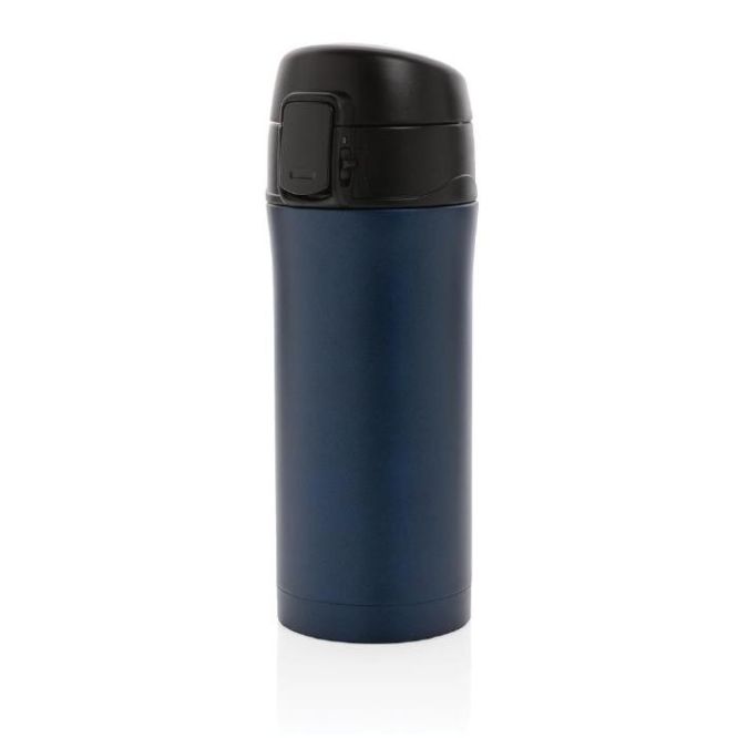 Mug à verrouillage facile métallique mat couleur bleu foncé