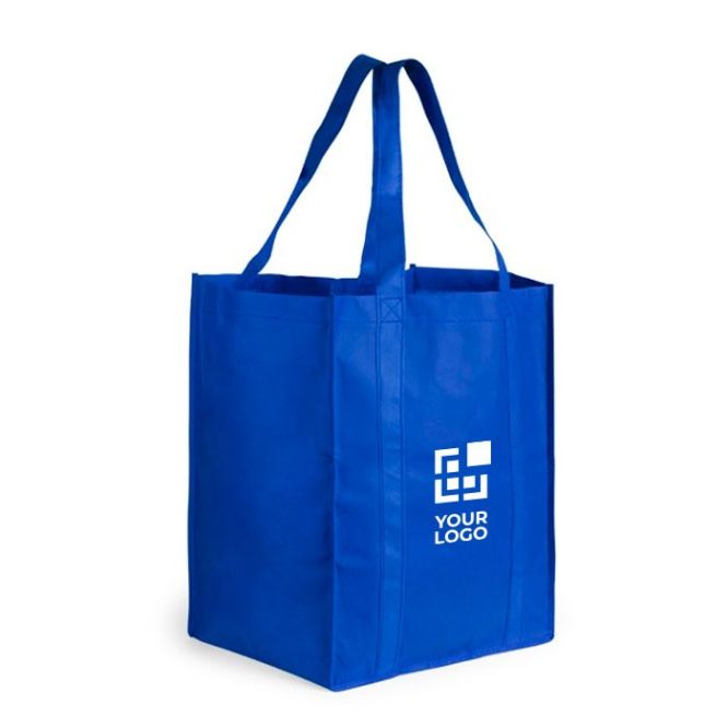 Grand sac avec logo non tissé 80g/m2 vue avec zone d'impression