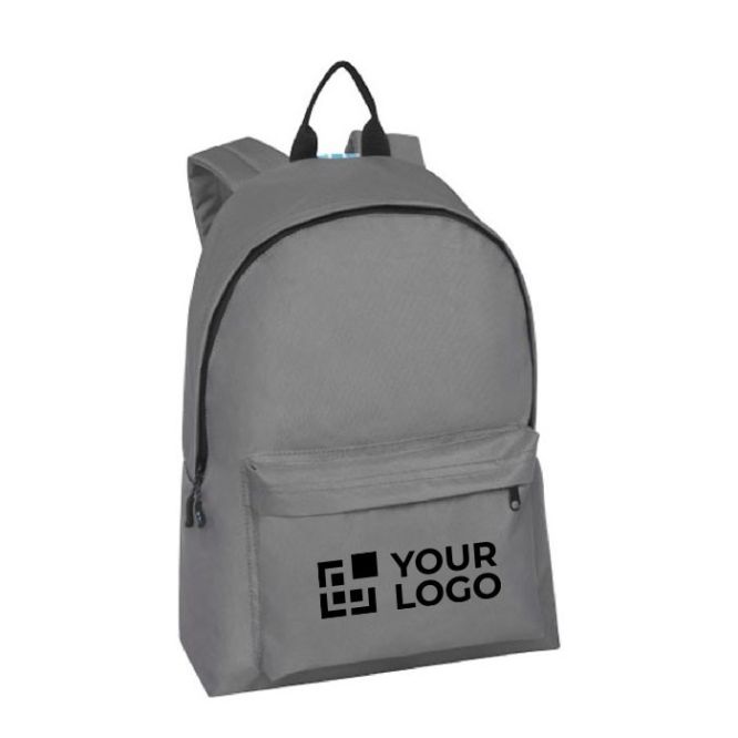 Sac à dos en polyester recyclé avec zone d'impression