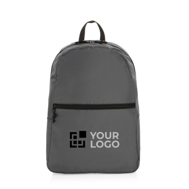 Sac à dos avec logo en matériaux recyclés avec zone d'impression