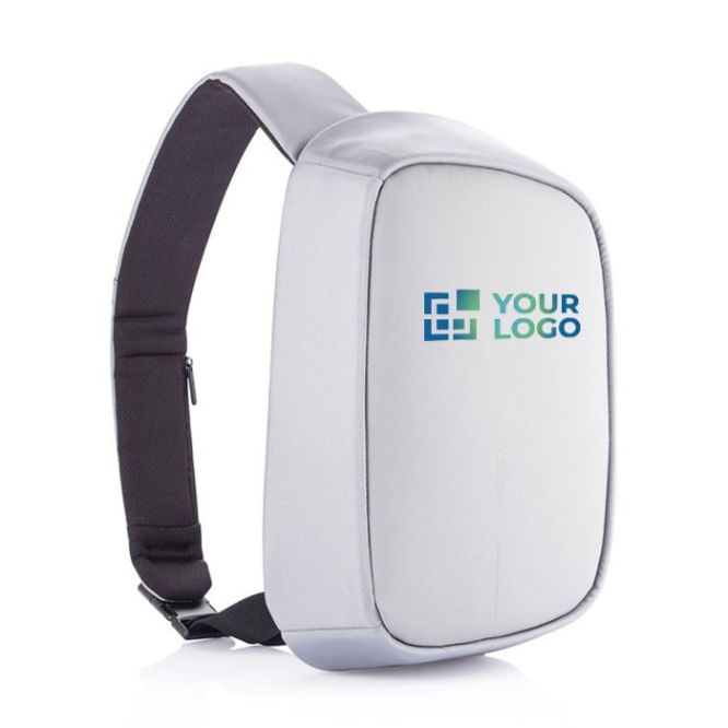 Sac à dos antivol avec USB et RFID avec zone d'impression