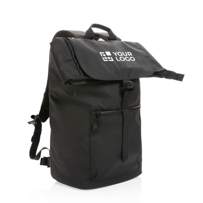 Sac à dos étanche pour ordinateur portable avec zone d'impression