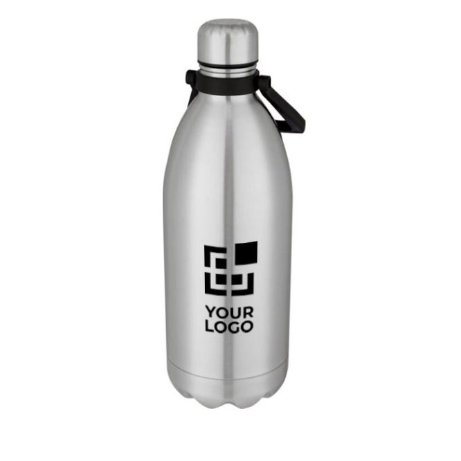Bouteille publicitaire avec fonction thermos avec zone d'impression