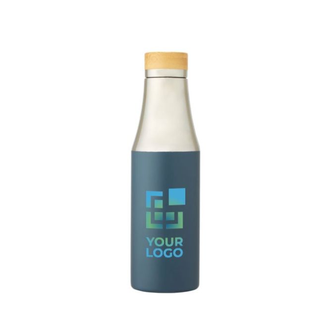Bouteille isotherme au design élégant avec zone d'impression