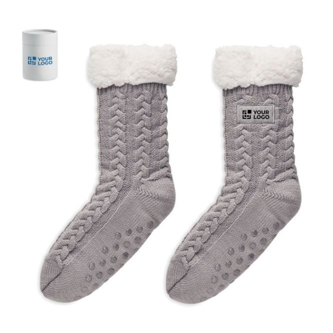 Chaussettes avec points antidérapants
