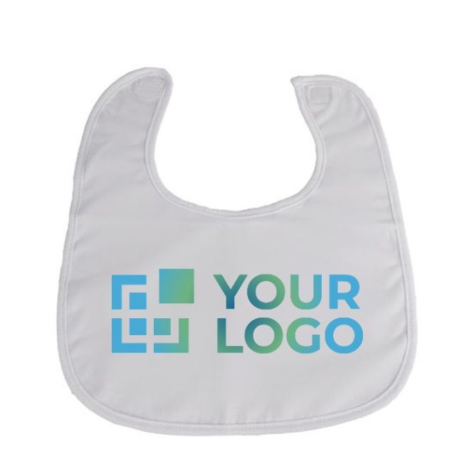 Bavoir pour la sublimation avec zone d'impression