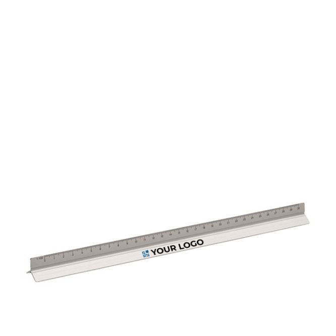 Règle d'architecte de 30 cm en aluminium