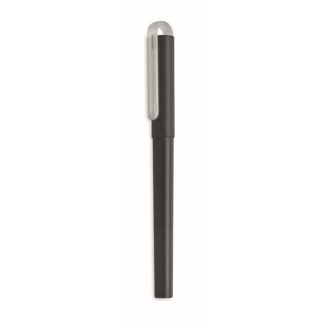 Stylos recyclés avec encre gel couleur noir première vue