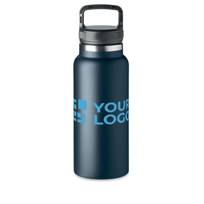 Grande Gourde en acier inoxydable thermos avec zone d'impression