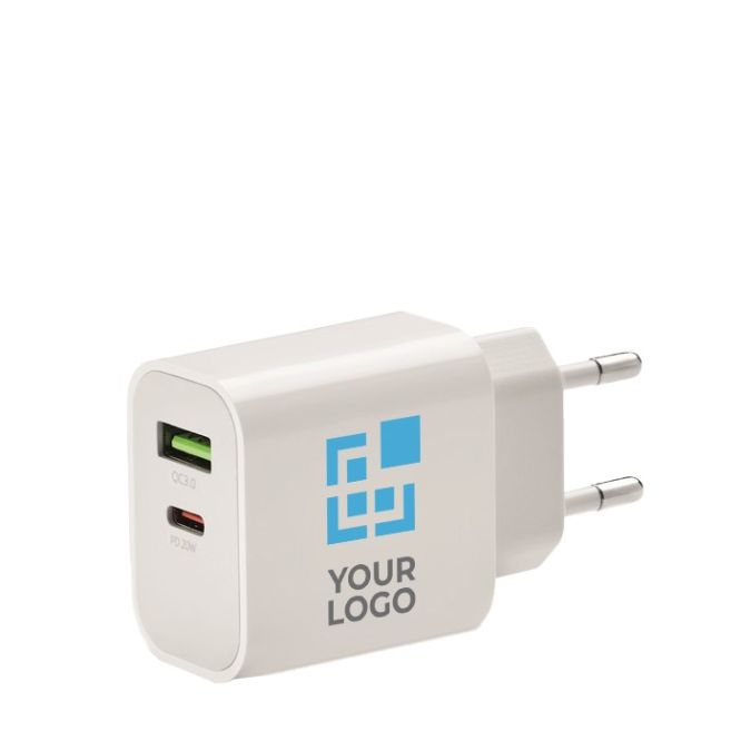 Prise UE à 2 connexions et charge rapide