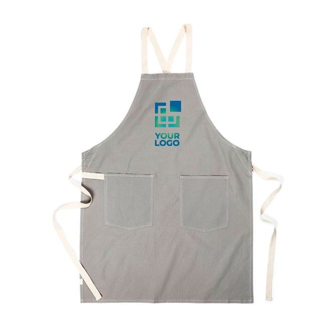 Tablier de cuisine en coton recyclé avec poches