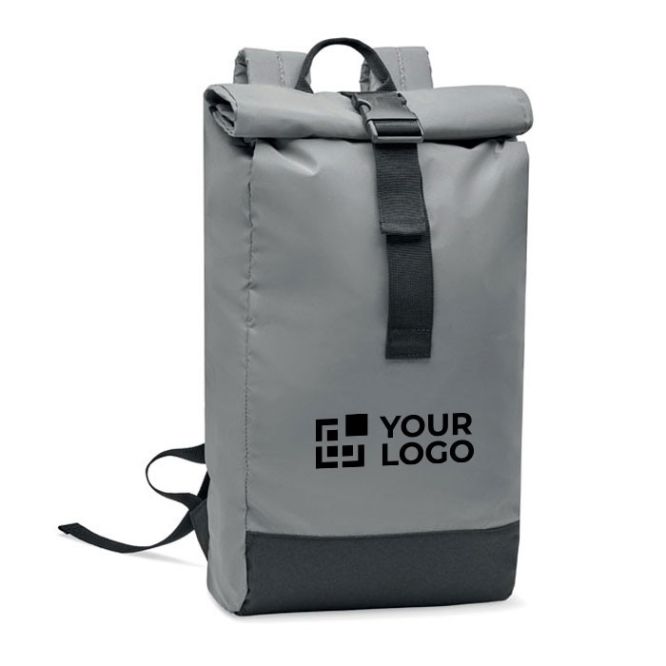 Sac à dos à roulettes en polyester réfléchissant pour ordinateur 15´´