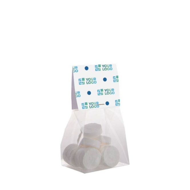 Sachet de Wilhelmina Mints avec en-tête personnalisable 50g