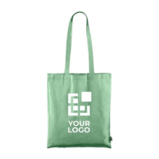 Sac à anses longues, coton Fairtrade et recyclé GRS 120g/m²