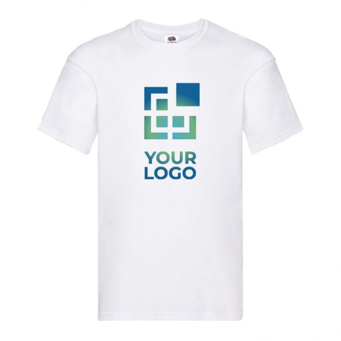 T-shirt blanc en 100% coton 140 g/m2 Fruit Of The Loom