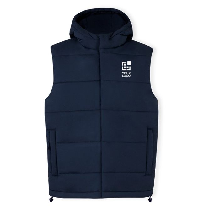 Gilet en polyester avec capuche intégrée MKT Brooke