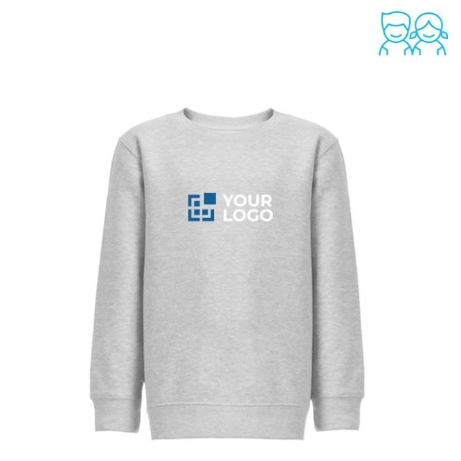 Sweat-shirt coton/polyester recyclé 300 g/m2 THC DELTA KIDS