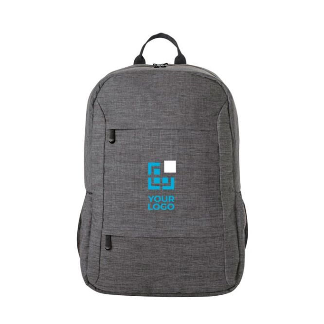 Sac à dos en RPET avec poche rembourrée pour tablette et PC avec zone d'impression