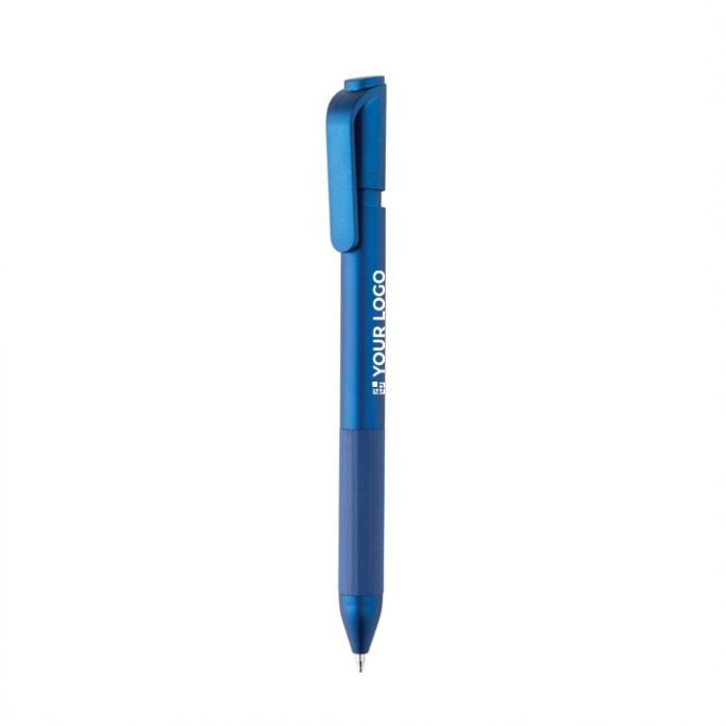 Stylo avec verrou anti-bavures et encre bleue Dokumental®