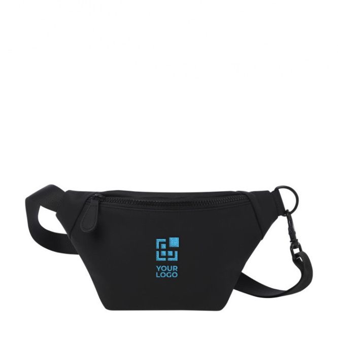 Sac banane en matériau recyclé avec sangle et fermeture clip