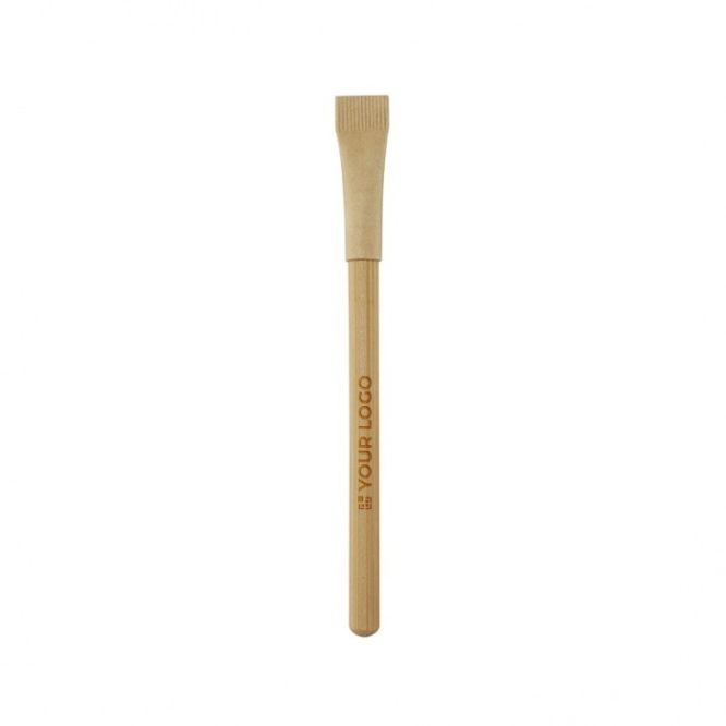 Stylo en bambou sans encre avec pointe en graphite noir