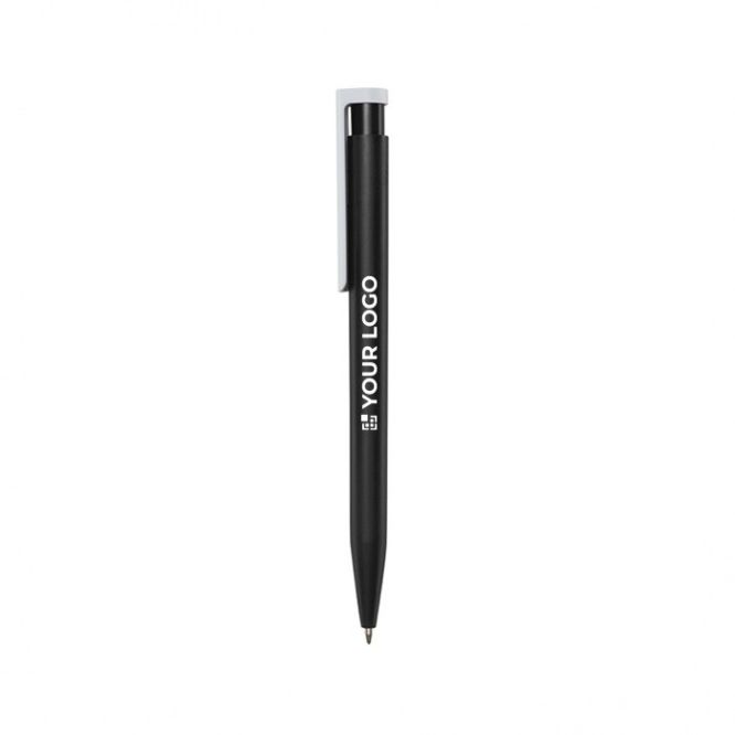 Stylo en plastique recyclé de divers coloris à encre noire