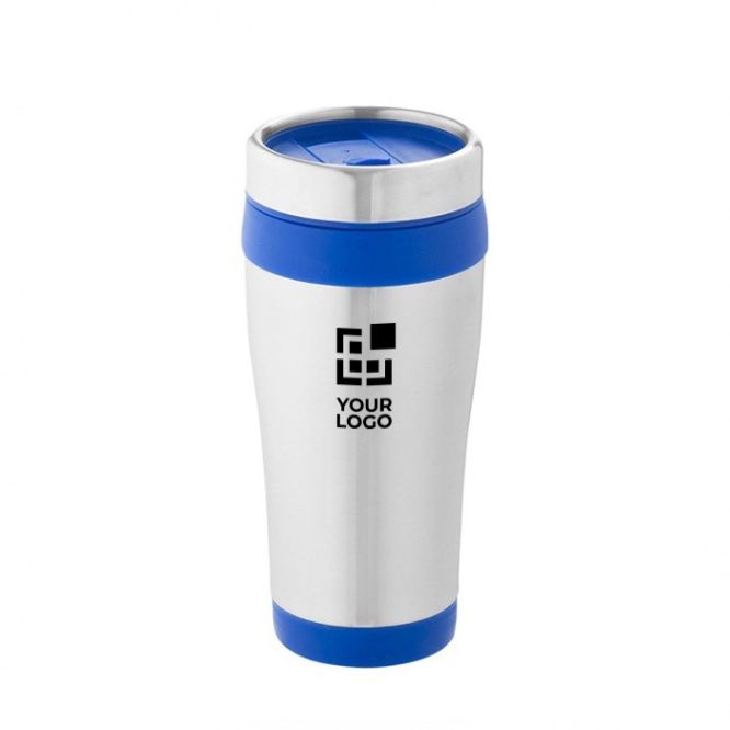 Gobelet isolant en inox recyclé avec couvercle à vis 410ml
