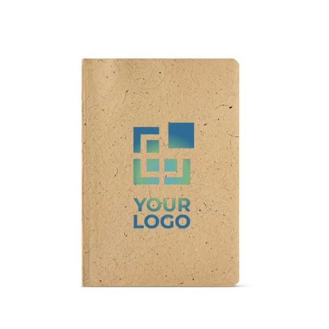Carnet A5 à couverture souple issue d'écorce de noix de coco