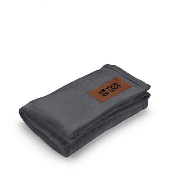 Couverture en RPET extra douce à écusson imprimable 240 g/m²