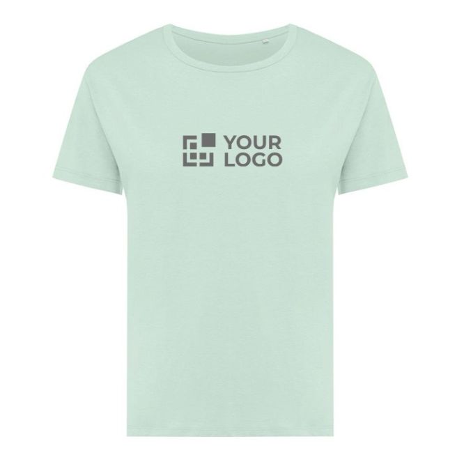 T-shirt pour femme en coton recyclé, slim fit, 160 g/m², Iqoniq