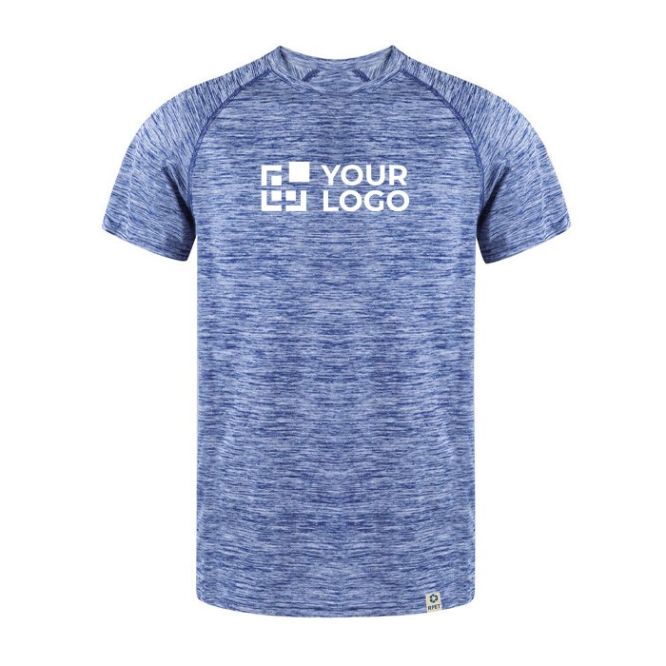 T-shirt technique respirant en RPET avec effet délavé