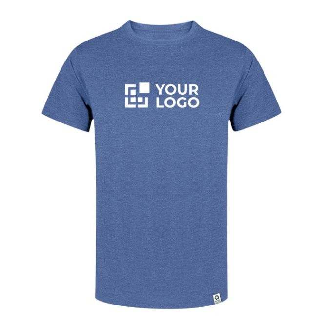 T-shirt en coton recyclé et RPET en couleurs 150 g/m²