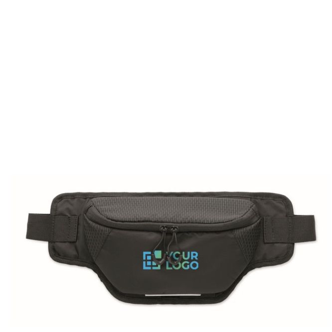 Sac banane en nylon imperméable avec dos aéré