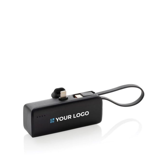 Batterie externe avec connecteur lightning et divers ports 3 000 mAh