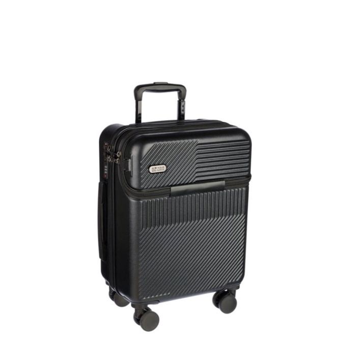 Valise en ABS avec poche frontale pour ordinateur et cadenas à code