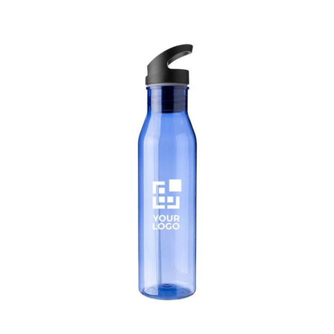 Gourde en RPET couvercle noir incluant un bec verseur pliable 730ml