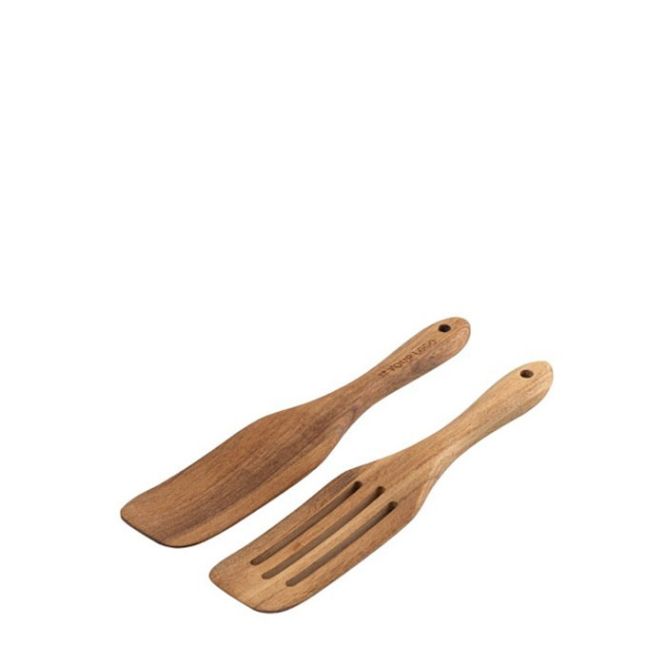 Ensemble de 2 couverts en bois d'acacia certifié FSC™