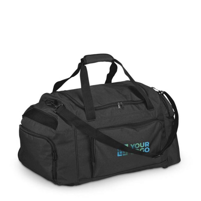 Sac de sport en polyester 300D avec bandoulière ajustable