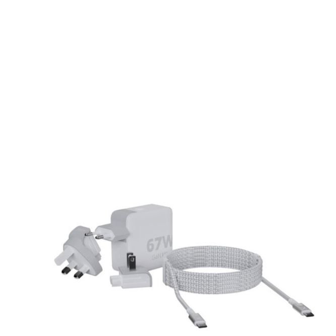 Adaptateur de charge de 67W avec variantes pour UE, UK et USA