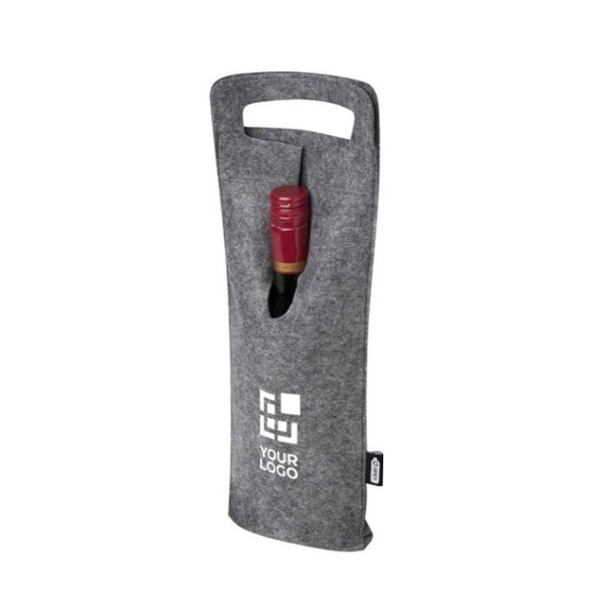 Sac à vin en feutre recyclé doux et résistant 75 cl