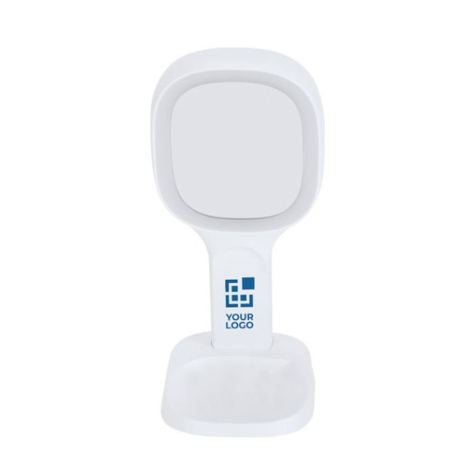 Miroir multifonction chargeur sans fil, support téléphone et lumière
