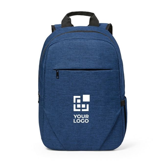 Sac à dos 18L en RPET 300D à compartiment frontal zippé 15,6
